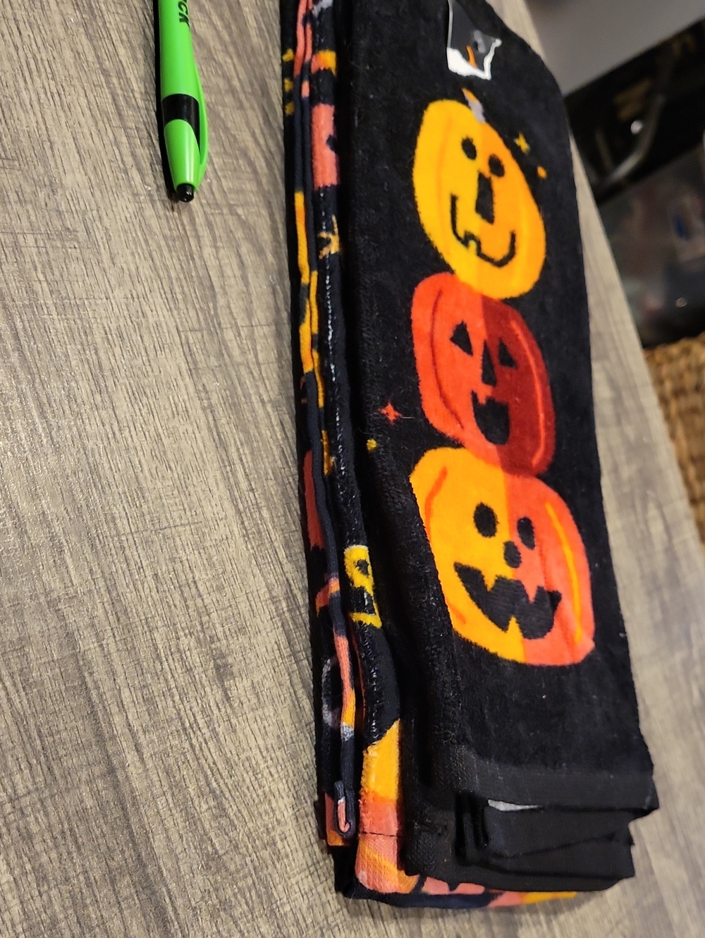 Halloween Hand Towels,set Of 2,NWT/Pumpkins